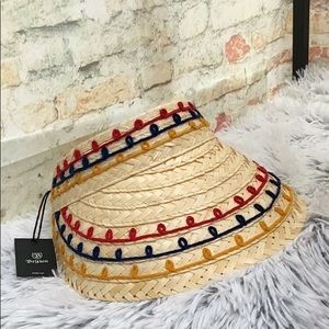 New Brixton - Bondi Embroidered Palm Visor